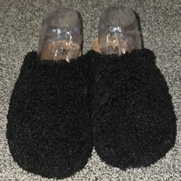 Steve Madden Shearling Clog Black Women’s Size 8 - Picture 2 of 6